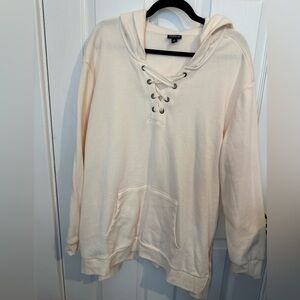 Torrid side split tunic length hoodie